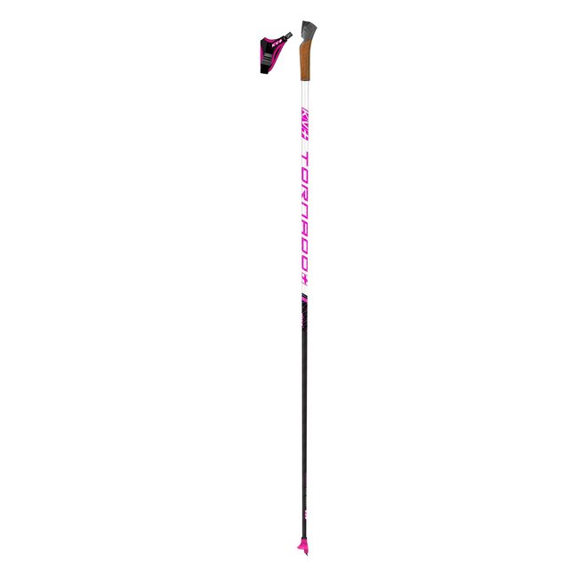 KV+ Tornado Pink Full Carbon Cross Country Ski Pole Kit