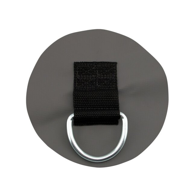 NRS PVC Canoe D-Ring Patch Dark Gray