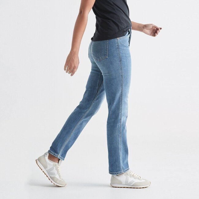 Duer Women's Midweight Denim High Rise Straight