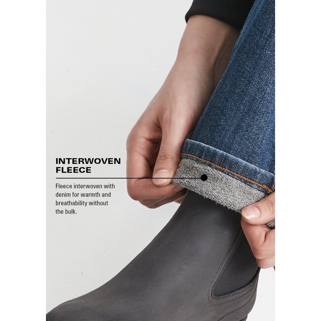 Duer Women's Tech Fleece Denim Slim Straight