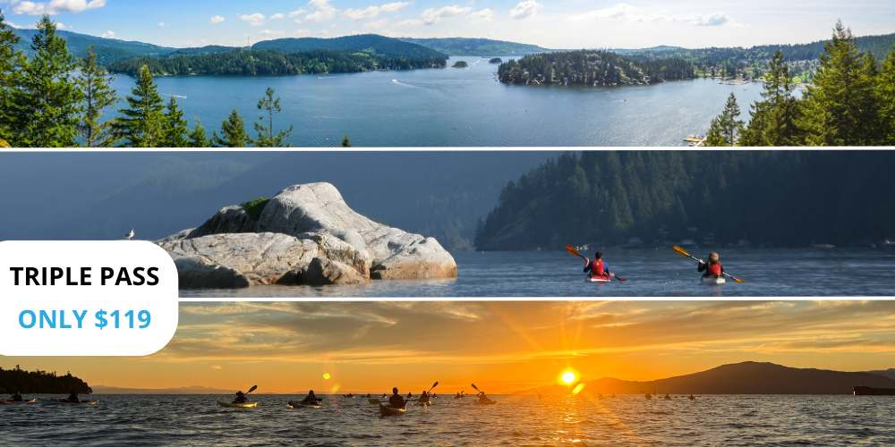 Pass showing 3 paddling locations