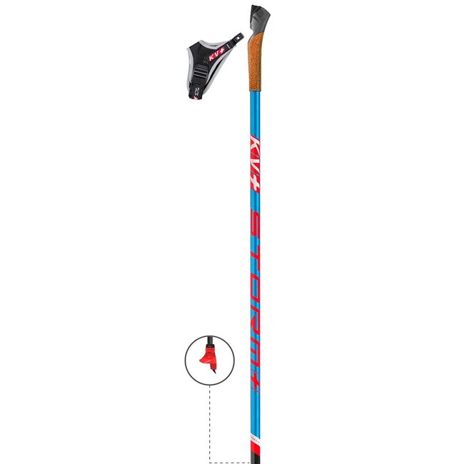 KV+ Storm Quick Cchange Cross Country Ski Pole Kit