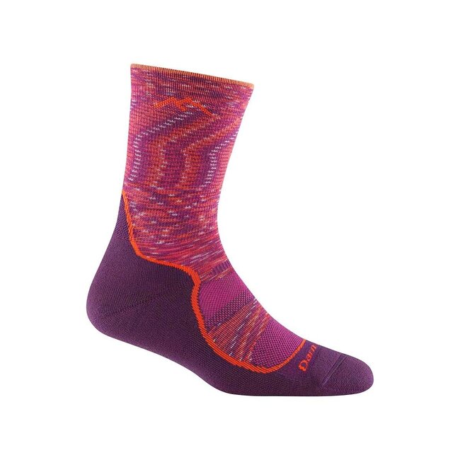 Darn Tough Women's Light Hiker Crew Lightweight Socks with Cushion
