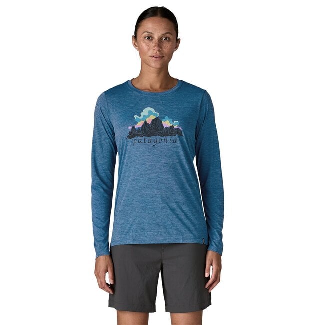 Patagonia Women's Capilene Long Sleeve Cool Daily Shirt - Fitz Roy Nimbus