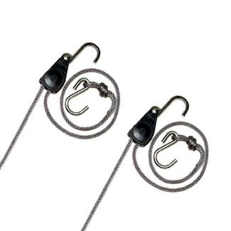Seals Rope Ratchet Tie-Downs 14' - Pair