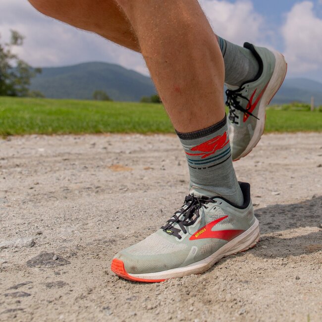 Darn Tough Men's Pacer Micro Crew Ultra-Lighweight Socks with Cushion