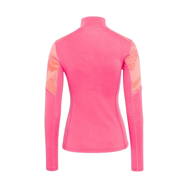 Kari Traa Women's Olea Half Zip Merino Wool Base Layer Top