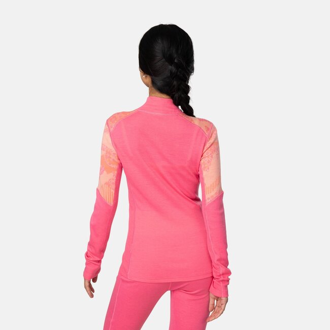 Kari Traa Women's Olea Half Zip Merino Wool Base Layer Top