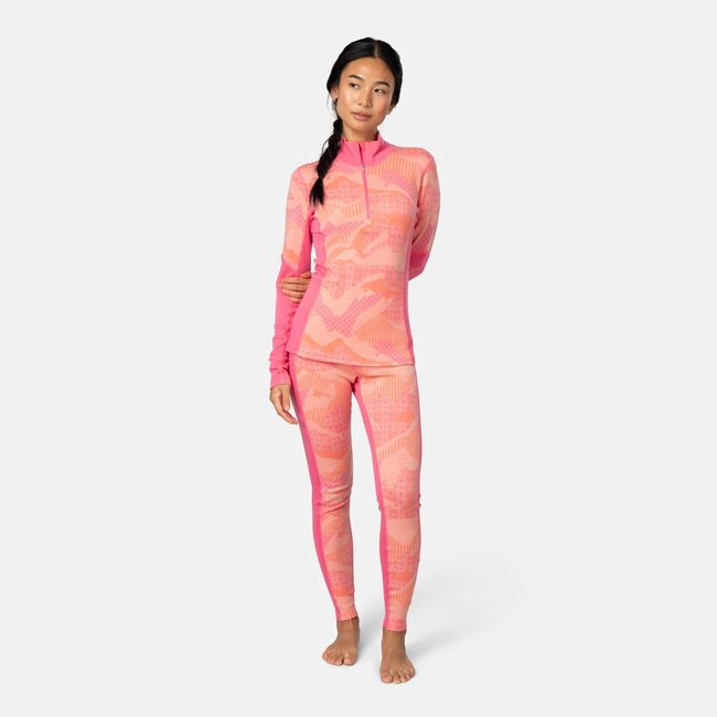 Kari Traa Women's Olea Half Zip Merino Wool Base Layer Top