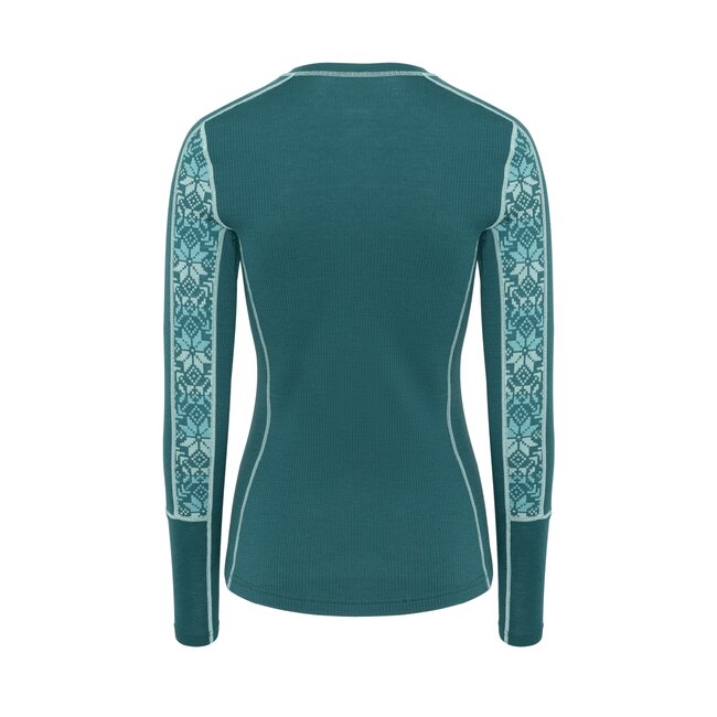 Kari Traa Women's Anna Long Sleeve Merino Wool Base Layer Top