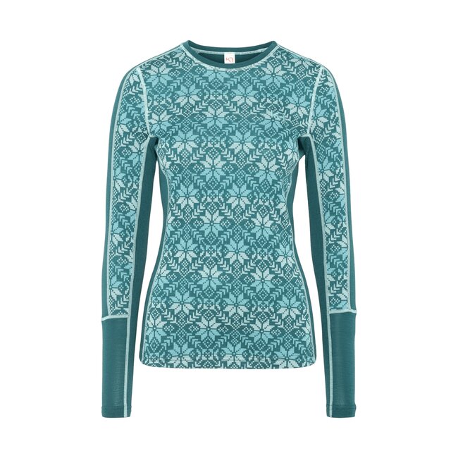 Kari Traa Women's Anna Long Sleeve Merino Wool Base Layer Top