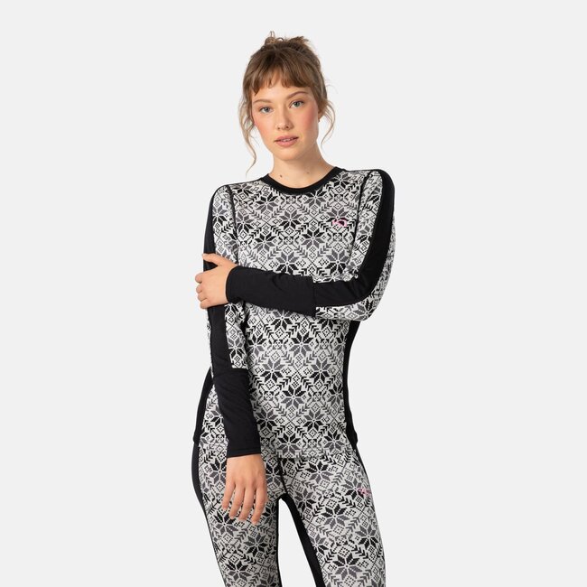Kari Traa Women's Anna Long Sleeve Merino Wool Base Layer Top