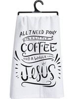 PRIMITIVES BY KATHY TEA TOWEL - JESUS
