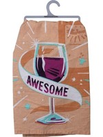 PRIMITIVES BY KATHY DISH TOWEL - WINE AWESOME