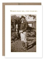 SHANNON MARTIN FISH FEAR ME GREETING CARD