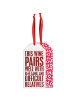 PRIMITIVES BY KATHY BOTTLE TAG - WINE PAIRS