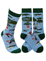 PRIMITIVES BY KATHY SOCKS - I'D RATHER BE CAMPING