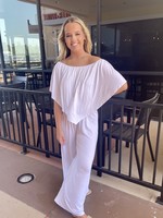 NINA CONVERTIBLE JUMPSUIT - WHITE