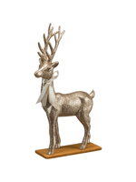PRIMITIVES BY KATHY STANDING DEER LARGE - CHAMPAGNE