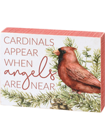 PRIMITIVES BY KATHY BOX SIGN - CARDINALS