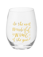 PRIMITIVES BY KATHY WINE GLASS - MOST WONDERFUL