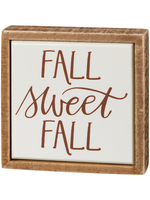 PRIMITIVES BY KATHY BOX SIGN MINI - SWEET FALL