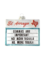 EL ARROYO ORNAMENT - COMMAS ARE IMPORTANT