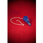Lapis 12 Faceted Pendulum