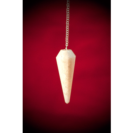 Moonstone 12 Faceted Pendulum