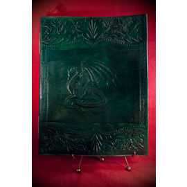 Large Dragon Journal in Green