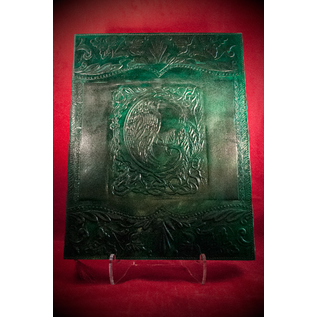 Large Raven Journal in Green