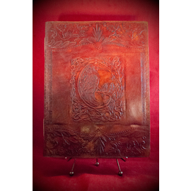 Large Raven Journal in Brown