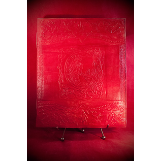 Large Raven Journal in Red