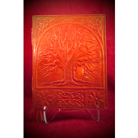 Large Tree of Life Journal in Orange