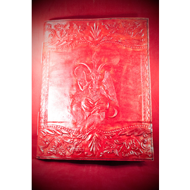 Large Baphomet Journal in Red