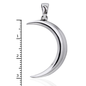 Large Crescent Moon Pendant