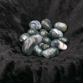 Stone Spinner Moss Agate