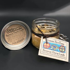 Demon Be-Gone Beeswax Charm Candle 4oz