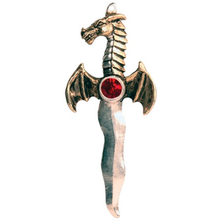 Dragon Athame Pendant: Manifestation of Thought