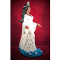 Handpainted Yemaya Dark Skin Statue - 8 Inches Tall