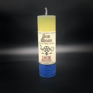 Hex Pillar Candle - Job Mojo