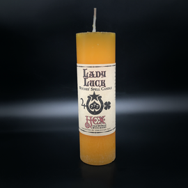 Hex Pillar Candle - Lady Luck