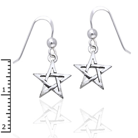 Small Pentacle Earrings