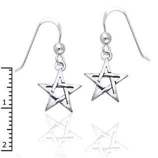 Small Pentacle Earrings