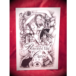 Reverse the Curse Postcard by Sabrina the Ink Witch