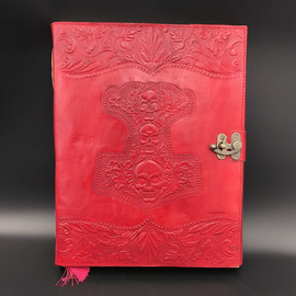 Large Mjolnir Journal in Red
