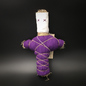 Old New Orleans Voodoo Doll in Purple