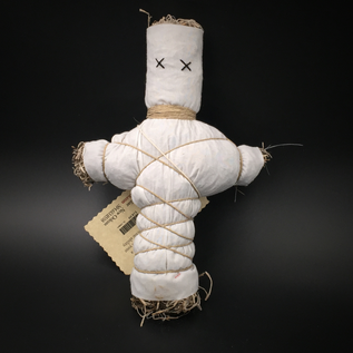 Old New Orleans Voodoo Doll in White