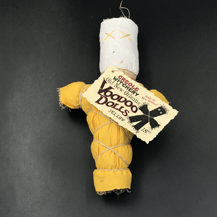 Old New Orleans Voodoo Doll in Yellow