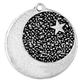 Star-Dogged Moon Talisman Pendant